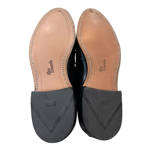 New Allen Edmonds Bridgeton Black Leather Slip-on Tassell Loafer Dress Shoes 8.5 main image 7